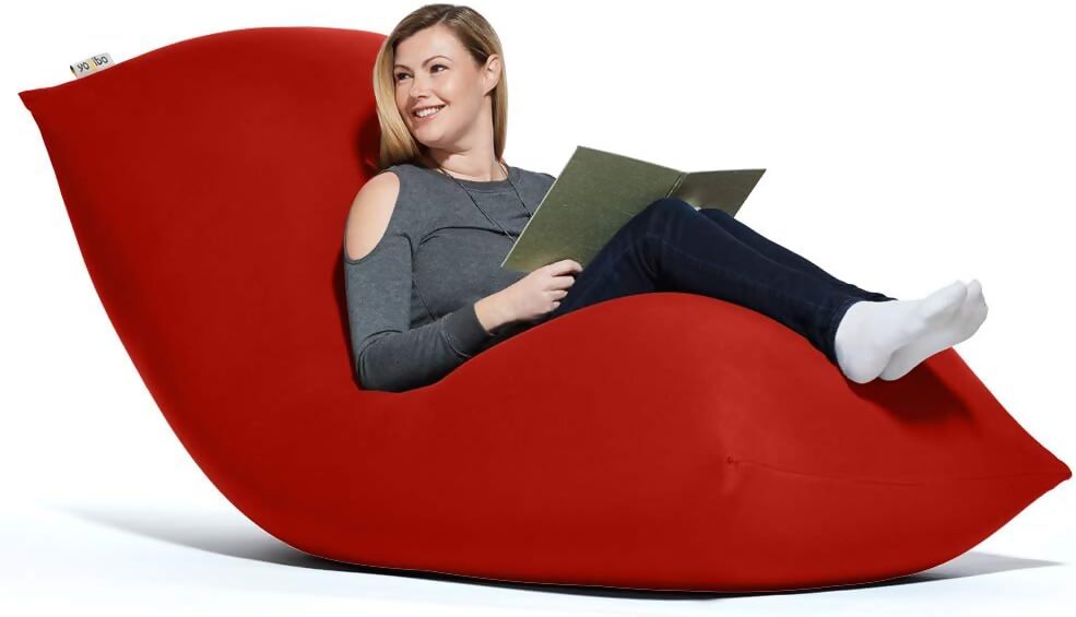 Yogibo Max（レッド）｜ ヨギボー ヨギボーマックス ビーズクッション クッション ソファ チェア ベッド リクライナー 1人用 2人用 クッション Max 愛知県 岐阜県 名古屋 Yogibo