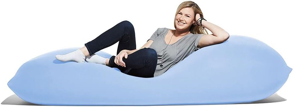 Yogibo Max（ペールブルー）｜ ヨギボー ヨギボーマックス ビーズクッション クッション ソファ チェア ベッド リクライナー 1人用 2人用 クッション Max 愛知県 岐阜県 名古屋 Yogibo