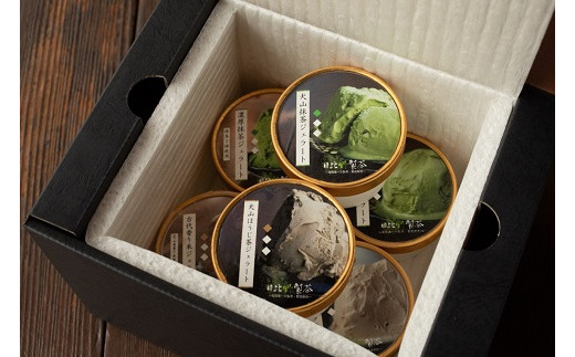 犬山ジェラートセット（６種類×各１個） ｜ ジェラート アイス スイーツ デザート 洋菓子 セット 詰め合わせ 抹茶 ほうじ茶 煎茶 香り米 ミルクティー お茶屋さん お茶 愛知 岐阜 尾張 名古屋