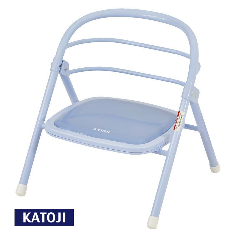 折りたたみパイプイス（ブルー）｜カトージ KATOJI ブランド 子育て 子ども 子供 椅子 コンパクト かわいい 豆イス 豆椅子 まめ椅子 小さい ブルー 青 折りたたみ 折り畳み