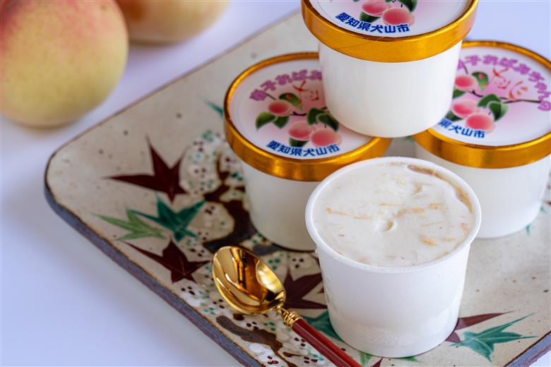 春子おばあちゃんの桃 アイス（桃果肉入り アイスミルク）（10個入り） ｜ アイス ジェラート ソルベ スイーツ デザート 洋菓子 セット 詰め合わせ 10個 桃 モモ ピーチ ジューシー