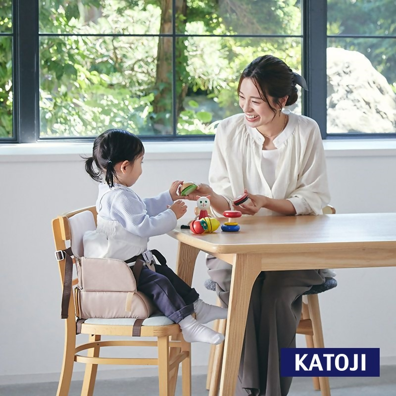 リュックチェアルンルン（ブラウン）｜カトージ KATOJI ブランド 子育て ベビー用品 赤ちゃん 子ども 子供 リュック かばん ベビー かわいい クッション 鞄 カラフル チェア 椅子 いす お出かけ リュックチェア