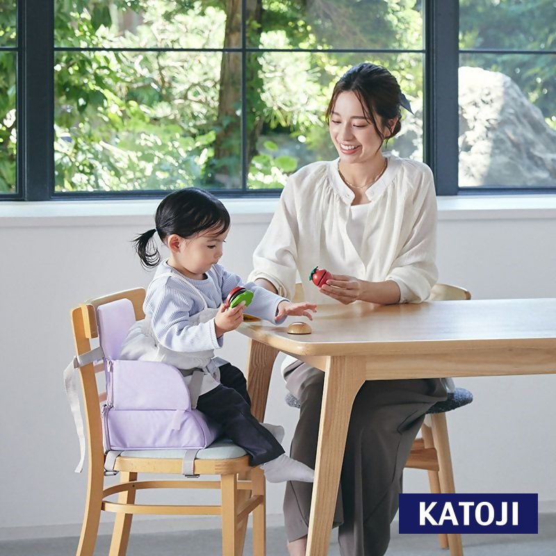 リュックチェアルンルン（パープル）｜カトージ KATOJI ブランド 子育て ベビー用品 赤ちゃん 子ども 子供 リュック かばん ベビー かわいい クッション 鞄 カラフル チェア 椅子 いす お出かけ リュックチェア