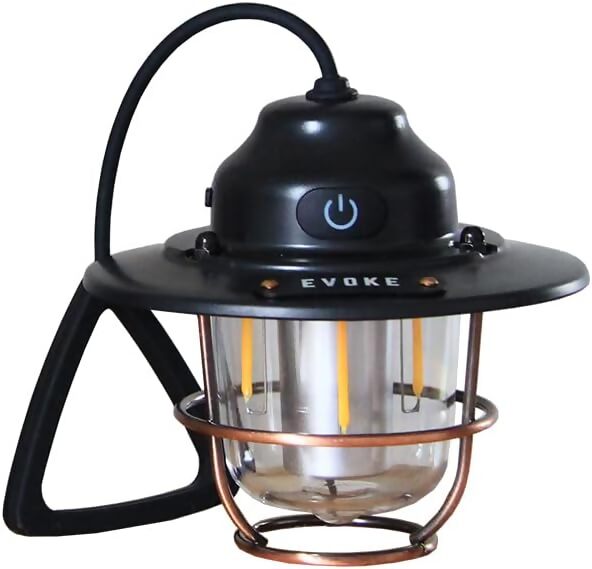 【EVOKE/イヴォーグ公式】 NOSTALGIA ノスタルジア キャンプ用ランタン（ブラック）｜ ランタン led 充電式 小型 LEDランタン 照明 キャンプ アウトドア 防災 キャンプ用品 おしゃれ かわいい 室内 インテリア NOSTALGIA ノスタルジア 愛知県 岐阜県 名古屋 acct EVOKE