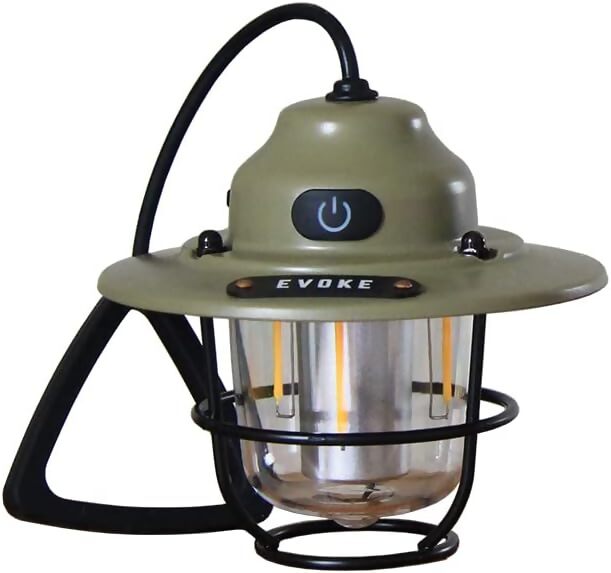 【EVOKE/イヴォーグ公式】 NOSTALGIA ノスタルジア キャンプ用ランタン（オリーブ）｜ ランタン led 充電式 小型 LEDランタン 照明 キャンプ アウトドア 防災 キャンプ用品 おしゃれ かわいい 室内 インテリア NOSTALGIA ノスタルジア 愛知県 岐阜県 名古屋 acct EVOKE