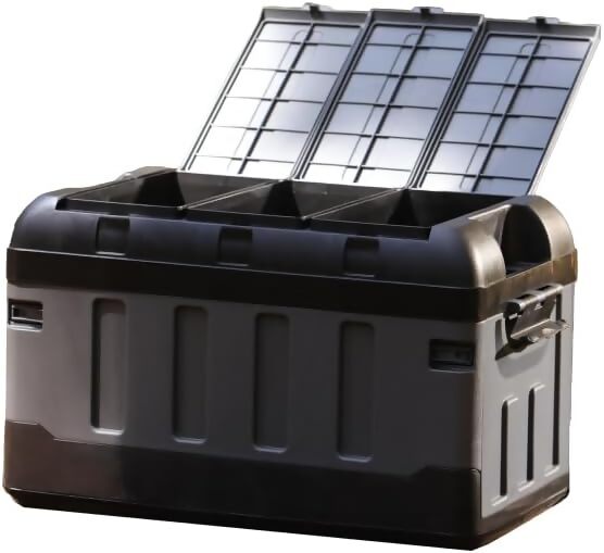 【EVOKE/イヴォーグ公式】 TANKER タンカー 収納ボックス（収納型/typeA）｜ キャンプ収納 キャンプ収納ボックス キャンプ収納バック キャンプ収納ケース コンテナボックス 折りたたみ フタ付き キャンプギア収納 ギアボックス 屋外 大容量 蓋付き TANKER タンカー 災害 防災 愛知県 岐阜県 名古屋 acct EVOKE