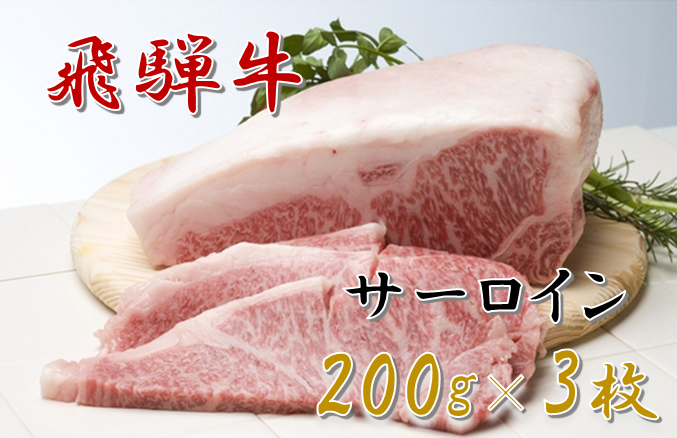 飛騨牛サーロインステーキ ｜ 飛騨牛 サーロイン サーロインステーキ ステーキ用 3枚 600g 肉の小川 飛騨牛一頭買い 一頭買い 牛肉 霜降り 愛知 岐阜 尾張 名古屋