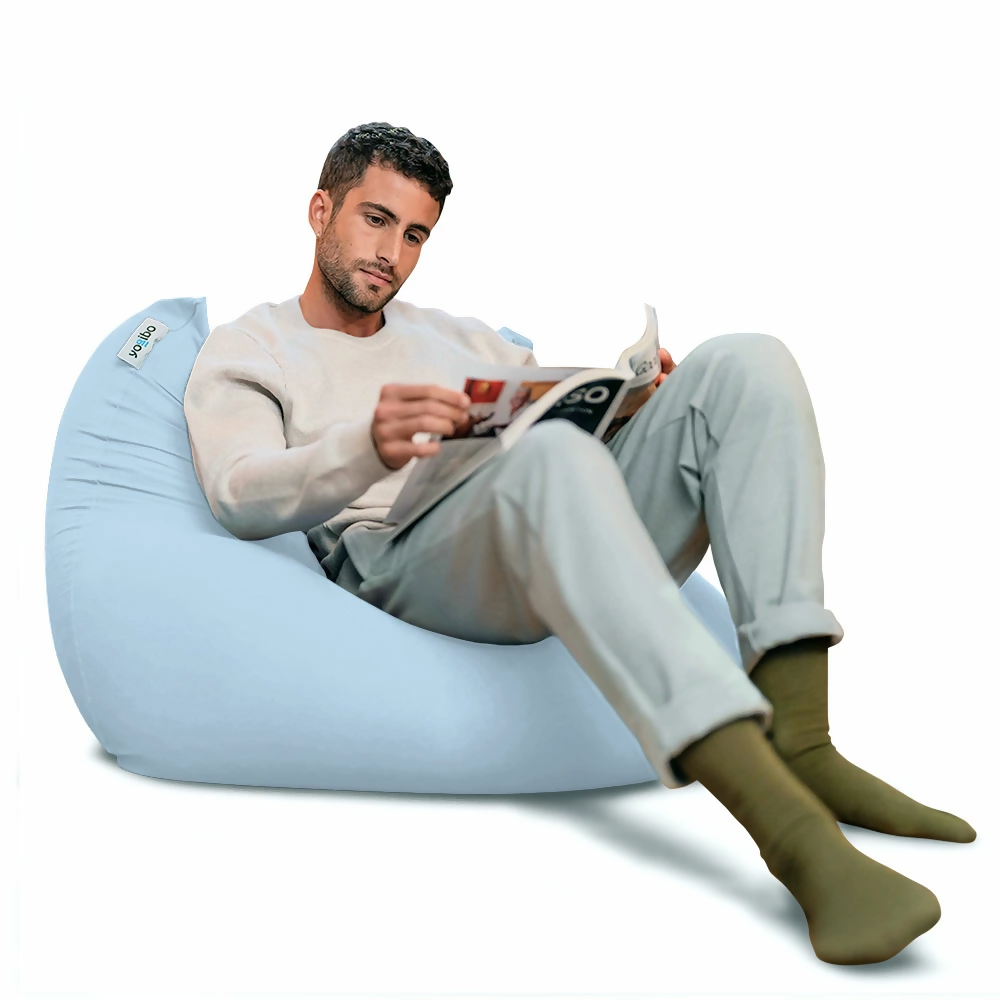 Yogibo Mini（ペールブルー）｜ ヨギボー ミニ ビーズクッション クッション ソファ チェア リラックス 1人用 ビーズソファ Mini カラフル かわいい おしゃれ 愛知県 岐阜県 名古屋 Yogibo