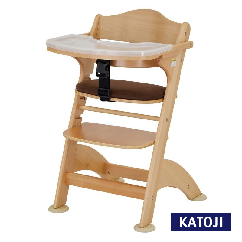 ベビーチェア ファニカ　テーブルカバー付（ブラウン）｜カトージ KATOJI 子ども 椅子 ブランド 子育て 家具 おしゃれ 赤ちゃん ベビー 子供 安全 ハイチェア 子供用 キッズ イス 椅子 お食事 ダイニング 高さ調整 ベビーチェア ブラウン 茶色　テーブルカバー　カバー