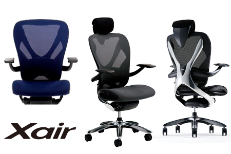 Inaba OfficeChair 「Xair（エクセア）」（インディゴブルー） | チェア 椅子 リクライニング イナバ オフィス PC 事務用品 キャスター おしゃれ インテリア クッション 家具 オフィスチェア