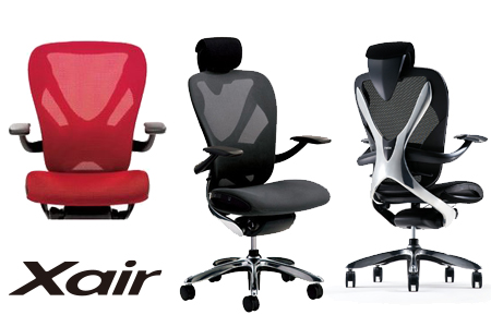 Inaba OfficeChair 「Xair（エクセア）」（ミラノレッド） | チェア 椅子 リクライニング イナバ オフィス PC 事務用品 キャスター おしゃれ インテリア クッション 家具 オフィスチェア