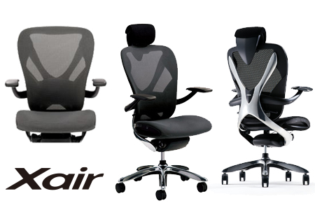 Inaba OfficeChair 「Xair（エクセア）」（アーバングレー） | チェア 椅子 リクライニング イナバ オフィス PC 事務用品 キャスター おしゃれ インテリア クッション 家具 オフィスチェア