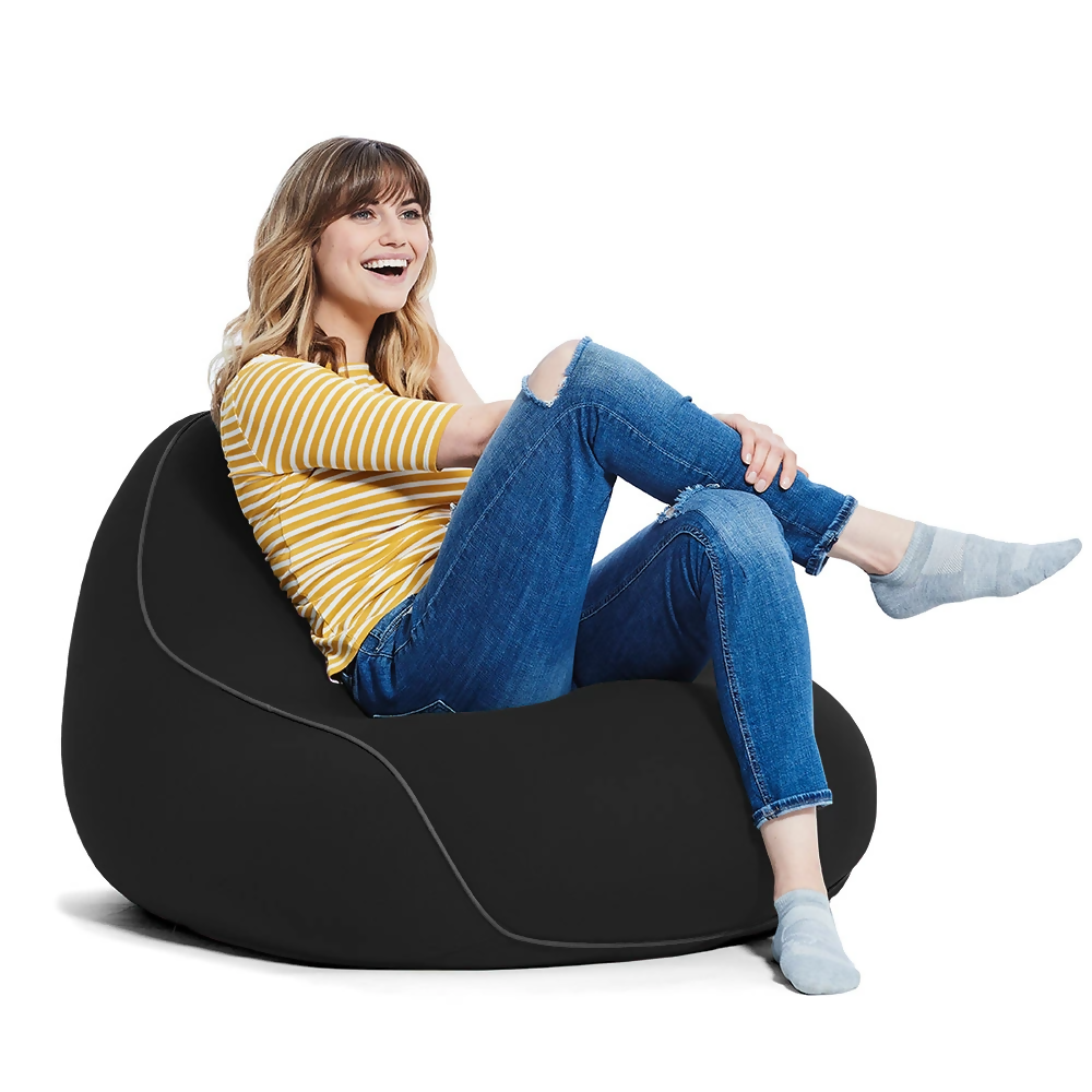 Yogibo Lounger（ブラック）｜ ヨギボー ラウンジャー ビーズクッション クッション ソファ チェア リラックス 1人用 ビーズソファ Lounger カラフル かわいい おしゃれ 愛知県 岐阜県 名古屋 Yogiboア ベッド リクライナー 1人用 2人用 クッション Lite Luxe シック おしゃれ 愛知県 岐阜県 名古屋 Yogibo