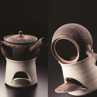 淳蔵作 ティーポットレスト 白