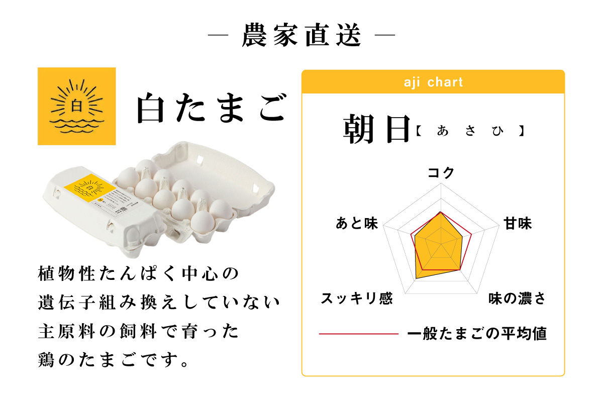 ココテラスの朝日（白たまご）35個 + 5個保証（計40個）【JGAP認証】