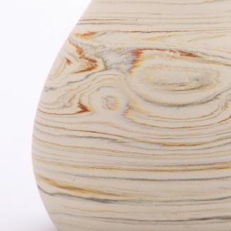 憲児陶苑花器 一輪挿し （マーブル白）