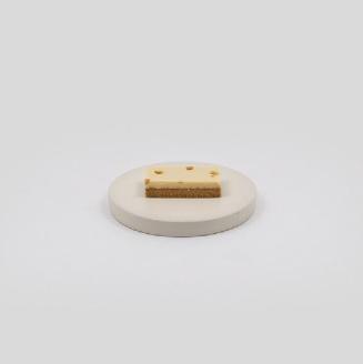 佳窯 切立丸盤セット（白）Φ21cm、Φ15.0cm