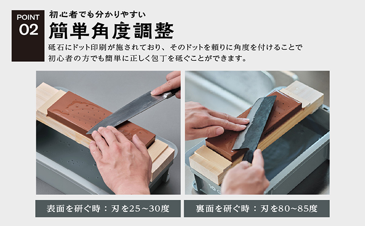10Good キング砥石 包丁砥ぎセット 中砥石 1000番 入り