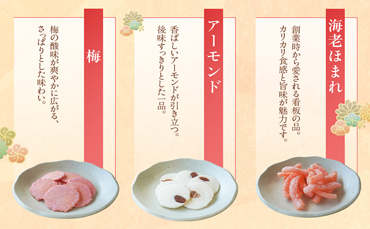 手焼きえびせんべい　人気おすすめ9種の詰め合わせセット