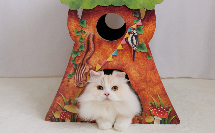 猫の爪とぎ　森のツリー