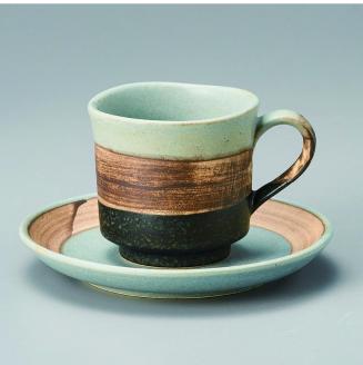 【常滑焼】珈茶ポットと珈琲マグカップ2個セット