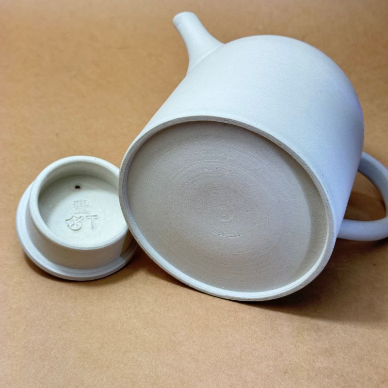 chanomaⅡ 白泥急須　6-404｜陶器 やきもの 焼き物 手作り 伝統工芸品 工芸品 茶器 茶道具 急須 常滑焼 日本六古窯 キッチン用品 日用品 食器 雑貨 ティーポット 日本茶 緑茶 丸よ小泉 日本製 愛知県 常滑市