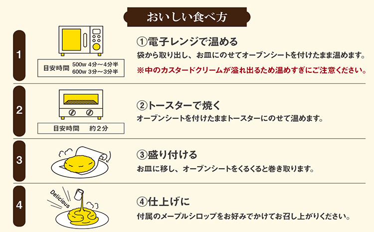 【冷凍便】ココテラスのカスタード入りフレンチトースト(2個入り)