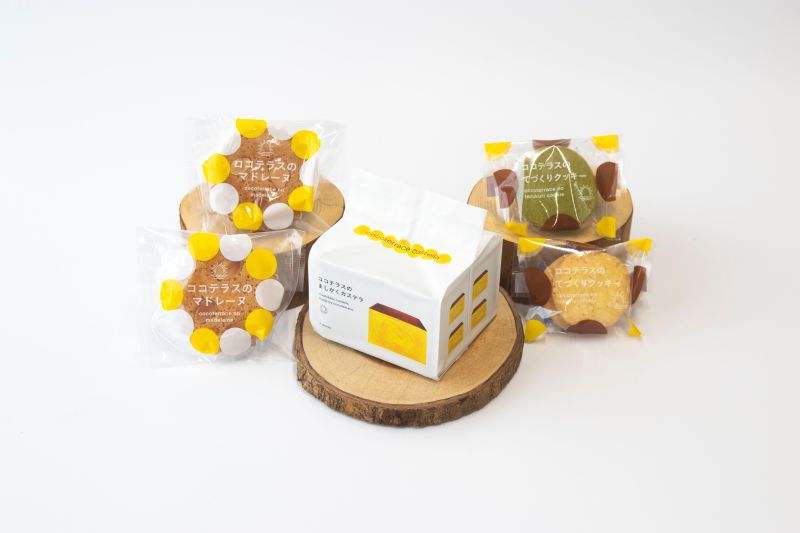 ３種類の焼き菓子の手土産セット｜ココテラス デイリーファーム セット カステラ マドレーヌ クッキー スイーツ お菓子 プレゼント 贈り物 ギフト ギフトセット お取り寄せ 愛知県 常滑市