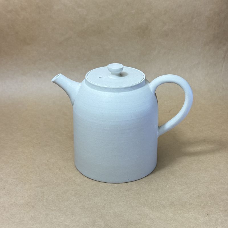 chanomaⅡ 白泥急須 6-404|陶器 やきもの 焼き物 手作り 伝統工芸品 工芸品 茶器 茶道具 急須 常滑焼 日本六古窯 キッチン用品 日用品 食器 雑貨 ティーポット 日本茶 緑茶 丸よ小泉 日本製 愛知県 常滑市