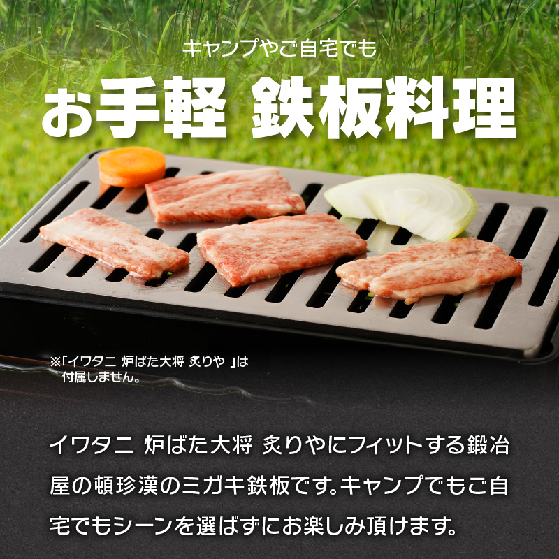 鍛冶屋の頓珍漢 ミガキ鉄板 A280T9 イワタニ 炉ばた大将 炙りや