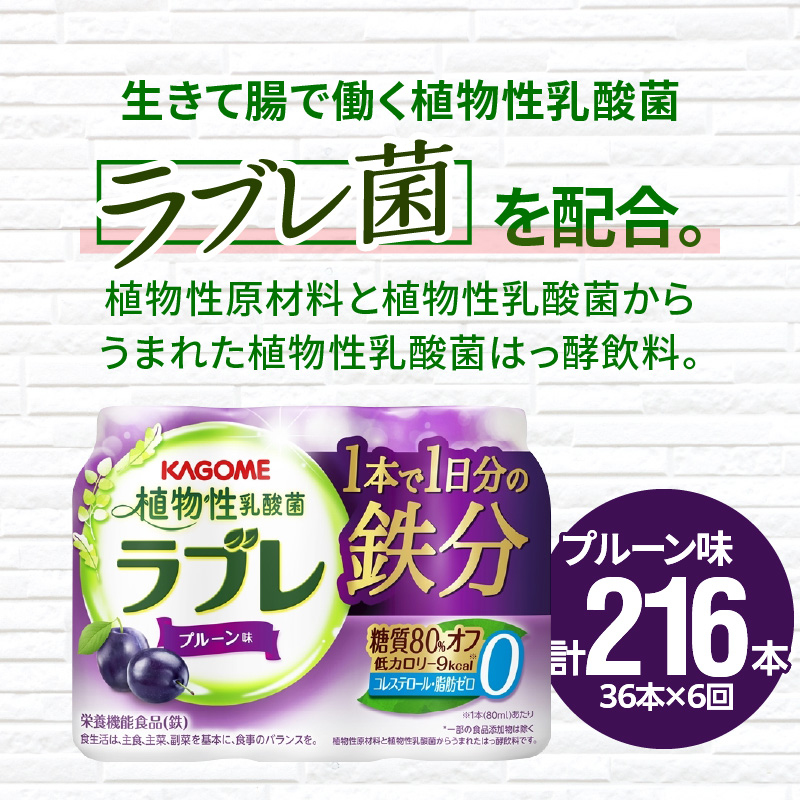 【2ヶ月に1回　計6回定期便】植物性乳酸菌ラブレ　鉄分36本（計216本） [052S07-T]	