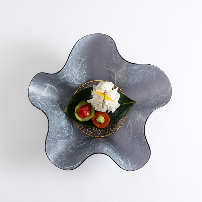 うつ和シリーズPremium Black「花」(PB001)(2枚入り)