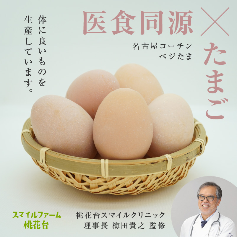 【医師監修】野菜を食べて育った平飼いの卵「名古屋コーチン ベジたま」（30個入り）