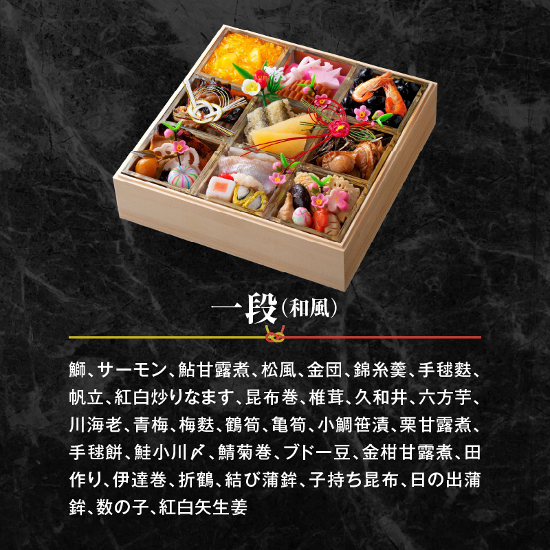 名鉄小牧ホテルのおせち料理(和風一段)冷蔵 33品 2～3人前 2026年【数量限定 お申込期限12/16】 解凍不要 ホテル特製 伝統 おせち 2026 おせち料理 小牧市 お節 冷蔵おせち 人気 新春 迎春おせち 定番おせち 本格おせち 和風おせち 縁起物おせち 12月31日 お届け お正月 お取り寄せ
