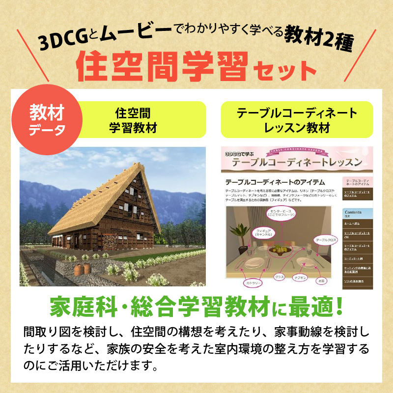 3Dマイホームデザイナー１４（住空間学習セット）