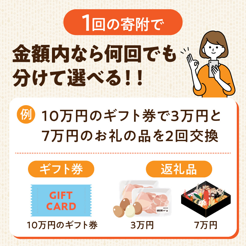 【小牧市ふるさと納税】あとからセレクト【ふるさとギフト】1,000,000円 あとからセレクト ふるさとギフト 100万円分 あとから選べる ギフト券 ギフトポイント 後日 選ぶ 後から ゆっくり 選べる 特産品に交換 発行より1年間 愛知県 小牧市 送料無料
