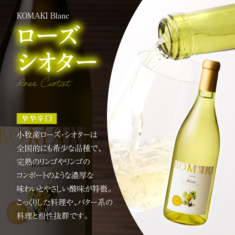 小牧ワイナリー 赤・白ワイン２本セット（小牧産ぶどう100％使用）