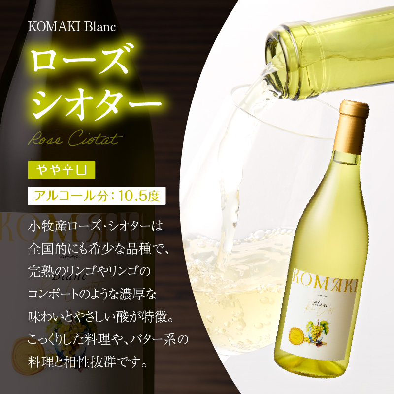 小牧ワイナリー 赤・白ワイン２本セット【限定50セット】（小牧産ぶどう100％使用）