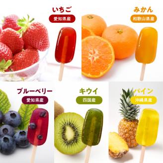 国産果実の新食感スイーツ　葛(くず)アイスバー