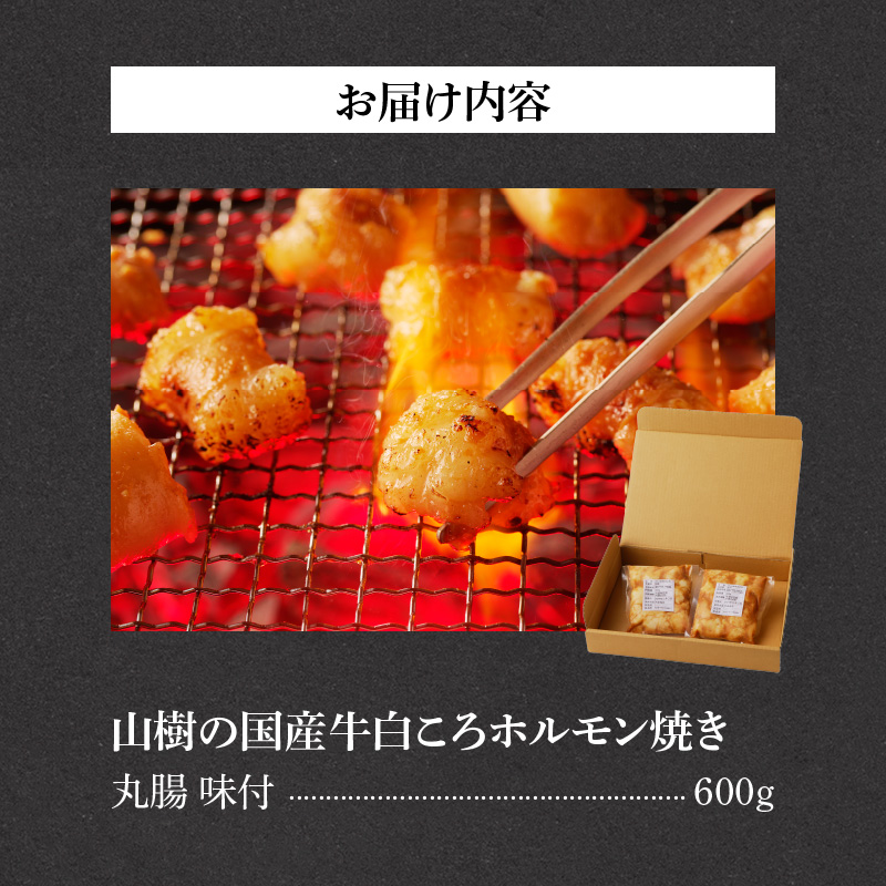山樹の国産牛白ころホルモン焼き（丸腸）味付　600g