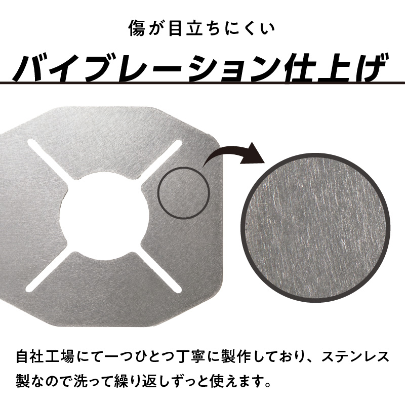 鍛冶屋の頓珍漢 SOTO ST-310専用 ステンレス遮熱板