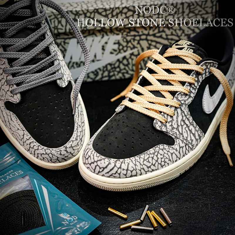 NODC HOLLOW STONE SHOELACES