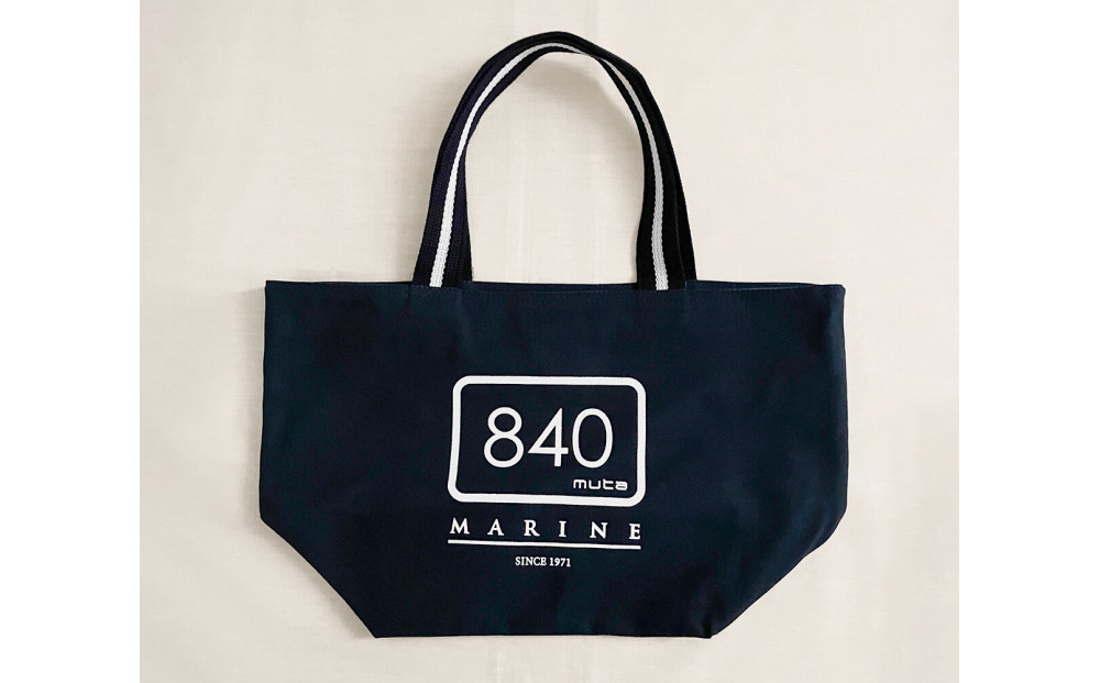 HASSIN＆MU-TAオリジナルトートバック【カラー：ネイビー】