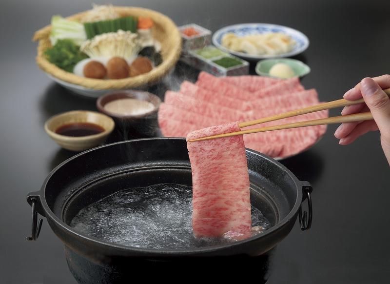 【木曽路】厳選　黒毛和牛しゃぶしゃぶセット～秘伝のごまだれ・ぽん酢付き～