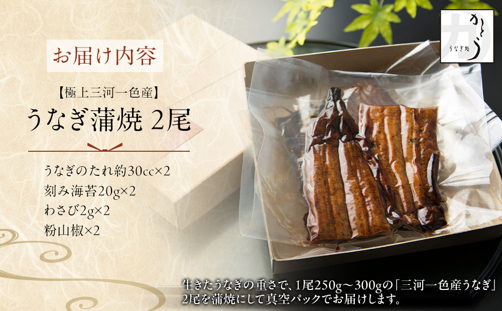 【極上三河一色産】うなぎ蒲焼 2尾（名古屋の名店「熱田蓬莱軒」 直伝）