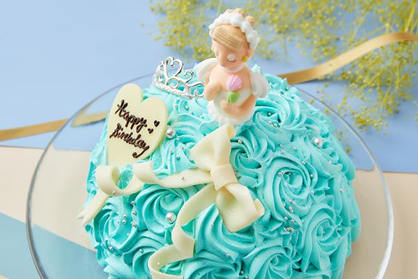 【Le Lis】シンデレラ♪とびっきり可愛い芸術デコレーションケーキ5号（4～6名様分）！もちろん美味しさにも自信！【冷凍でお届け・冷蔵解凍】