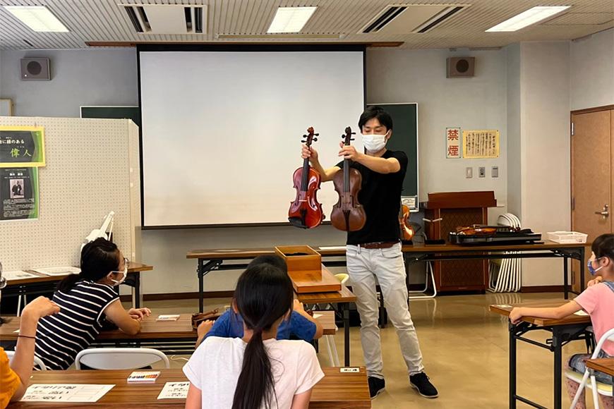 初の国産バイオリンメーカー・鈴木バイオリン製造の社長が出向く、バイオリンレクチャー講演会（90分～120分）