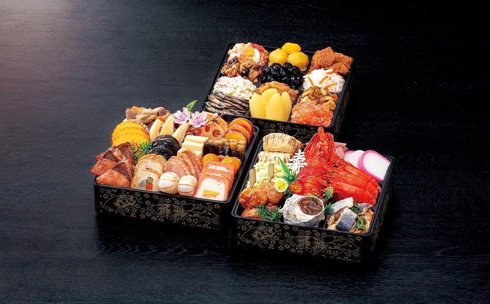 【 玉清屋 】 生おせち 曙 和風三段重 40品（3～5人前） 冷蔵発送・12/31到着限定●