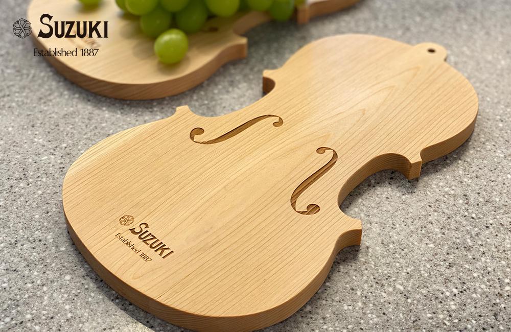 バイオリン職人が作ったカッティングボード