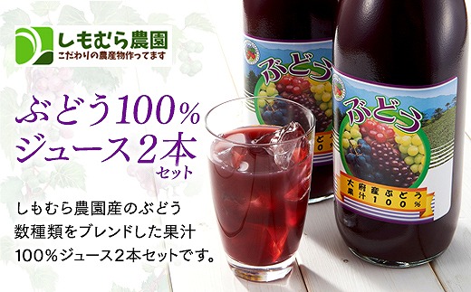ぶどう１００％ジュース２本セット